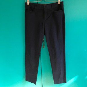 Navy Banana Republic Sloan skinny fit pant